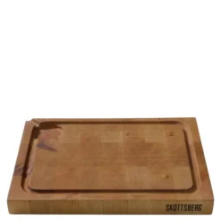 Wood Works skjærebrett 35x25x3,5 cm bøk