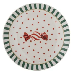 Yule tallerken 16 cm julemotiv multi