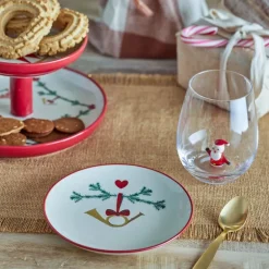 Yule tallerken 16 cm 2 stk julemotiv