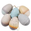 Zen påskeegg 6 stk 6 cm multi
