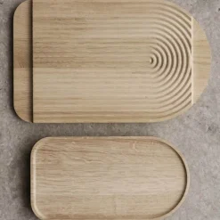 Zen skjærebrett 32x17x2 cm eik